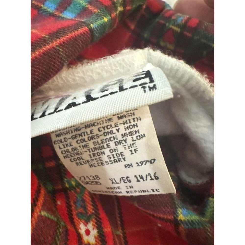2x Vtg Basic Image Sweatshirt Girls Size 14/16 XL Mock Turtleneck Cats Bear EUC